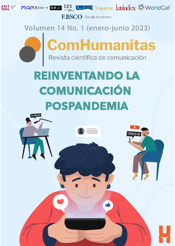 Portada del Volumen 14 No.1 (enero-junio 2023) Reinventando la Comunicación Pospandemia